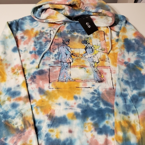 🆕️ Pink Floyd Wish You Were Here Tie Dye Hoodie - Picture 2 of 7